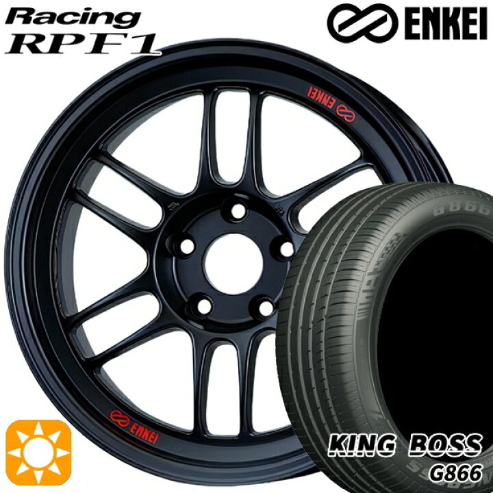 楽天市場】235/50R18 101W XL キングボス G866 ENKEI エンケイ 
