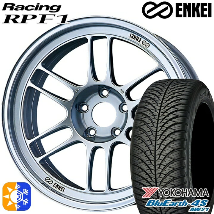 楽天市場】215/50R17 95W XL ヨコハマ ブルーアース 4S AW21 ENKEI 
