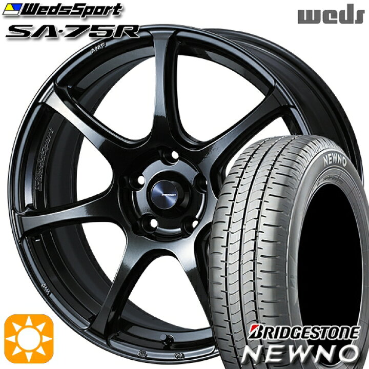 楽天市場】195/45R16 84V ブリヂストン ニューノ Weds ウェッズ 