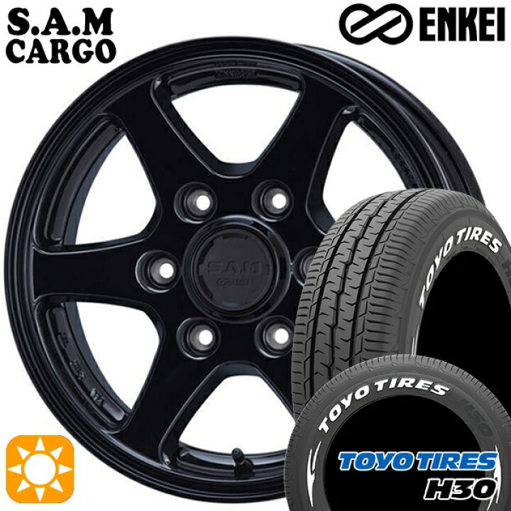楽天市場】215/60R17 109/107R トーヨー H30 ホワイトレター ENKEI 