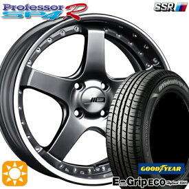 【最大2,000円OFFクーポン】175/60R16 82H グッドイヤー エフィシェントグリップ エコ EG01 SSR プロフェッサー SP4R チタンシルバー 16インチ 6.0J 4H100 サマータイヤホイールセット