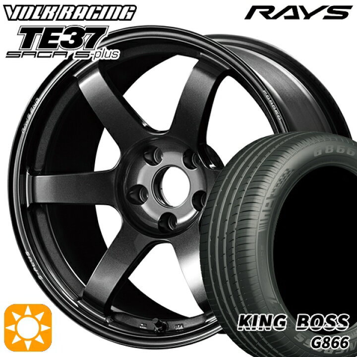 楽天市場】225/45R18 95W XL キングボス G866 RAYS ボルクレーシング 