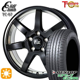 【最大2,000円OFFクーポン】フォレスター 215/60R17 96V ダンロップ エナセーブ EC204 トレジャーワン クリフクライム TC07 ブラックアンダーカット 17インチ 7.0J 5H100 サマータイヤホイールセット