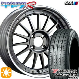 4/24-4/27 P5倍！205/40R17 84V XL ヨコハマ ブルーアース ES32 SSR プロフェッサー TF1R チタンシルバー 17インチ 6.0J 4H100 サマータイヤホイールセット