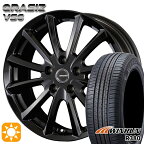 【取付対象】205/65R15 94V ウィンラン R380 コーセイ クレイシズ VS6 グロッシーブラック 15インチ 6.0J 5H114.3 サマータイヤホイールセット