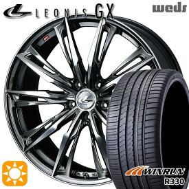 4/24-4/27 P5倍！C-HR カローラクロス 225/45R19 96W XL ウィンラン R330 Weds レオニス GX BMCMC (ブラックメタルコート/ミラーカット) 19インチ 8.0J 5H114.3 サマータイヤホイールセット