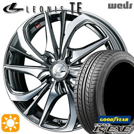 4/24-4/27 P5倍！195/45R16 84W XL グッドイヤー イーグル LSEXE Weds レオニス TE BMCMC (ブラックメタルコート/ミラーカット) 16インチ 6.0J 4H100 サマータイヤホイールセット