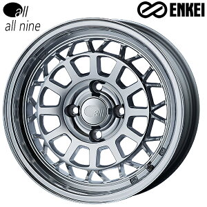 15インチ 6.0J 4H98 +35 ENKEI エンケイ オールナイン all nine ミラーポリッシュ アルミホイール単品 4本(1台分)送料無料