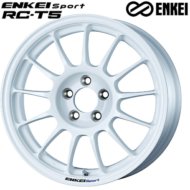 楽天市場】15インチ 7.0J 5H114.3 +34 ENKEI エンケイ スポーツ RC-T5 