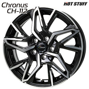 �z�b�g�X�^�b�t �N���m�X CH112 �T�C�Y�F15�C���` 6.0J HOLE/PCD�F5H 114.3 �C���Z�b�g�F53 �J���[�F���^���b�N�u���b�N�|���b�V���iMB/P�j �A���~�z�C�[���P�i 4�{�i1�䕪�j��������
