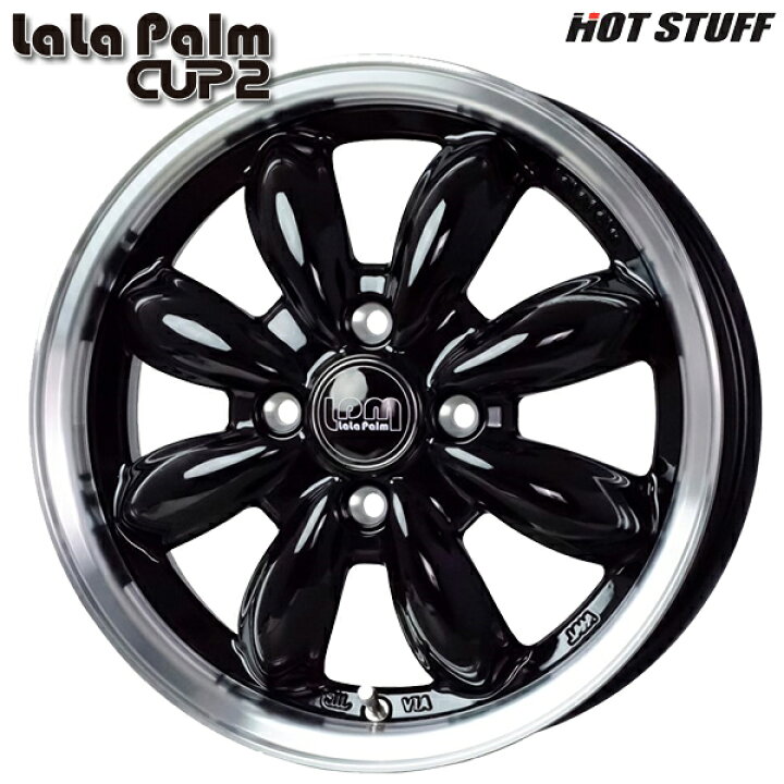 楽天市場】【15インチ 4.5J 4H100 +45】ホットスタッフ ララパーム 