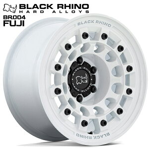 �y17�C���` 8.0J 5H127 +38�z�u���b�N���C�m BR004 FUJI �t�W GLOSS WHITE�i�O���X�z���C�g�j �A���~�z�C�[���P�i 1�{ 4�{�ȏ㑗������