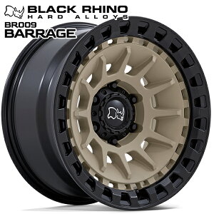 �y17�C���` 8.5J 5H127 -10�z�u���b�N���C�m BR009 BARRAGE �o���[�W DESERT SAND ON MATTE BLACK�i�f�U�[�g�T���h �I���}�b�g�u���b�N�j �A���~�z�C�[���P�i 4�{�i1�䕪�j��������