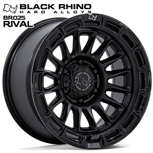 �y17�C���` 8.5J 6H139.7 +10�z�u���b�N���C�m BR025 RIVAL ���C�o�� MATTE BLACK W/ GLOSS BLACK LIP�i�}�b�g�u���b�N �E�B�Y�O���X�u���b�N���b�v�j �A���~�z�C�[���P�i 4�{�i1�䕪�j��������