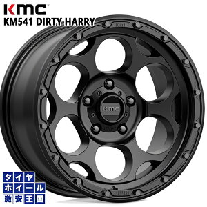 17C` 8.5J 6H139.7 +18 KMC KM541 DIRTY HARRY TEXTURED BLACK A~zC[Pi 4{i1䕪j