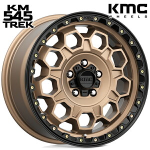 �y17�C���` 8.0J 5H114.3 +35�zKM545 TREK / MATTE BRONZE BLACK LIP�i�}�b�g�u�����Y�u���b�N���b�v�j �A���~�z�C�[���P�i 1�{ 4�{�ȏ㑗������