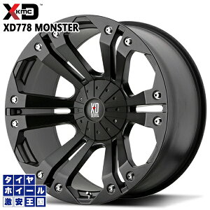 20C` 9.0J 5H139.7/150 +35 KMC XD778 MONSTER MATTE BLACK A~zC[Pi 1{ 4{ȏ㑗