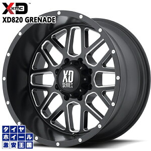 18C` 8.0J 5H130 +48 KMC XD820 GRENADE SATIN BLACK MILLED A~zC[Pi 1{ 4{ȏ㑗