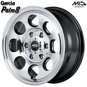 15�C���` 6.0J 6H139.7 +33 MID Garcia Palm8 �K���V�A �p�[��8 ���^���b�N�O���[/�|���b�V�� �A���~�z�C�[���P�i 4�{�i1�䕪�j��������