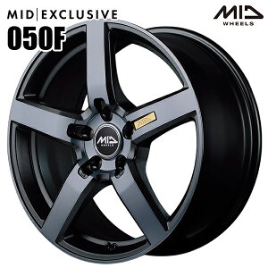 18インチ 7.5J 5H112 +51 MID EXCLUSIVE 050F ハイパーシルバーポリッシュ アルミホイール単品 1本 4本以上送料無料