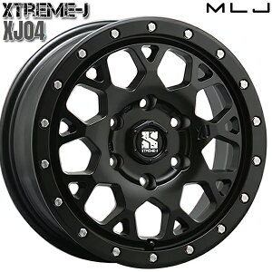 20インチ 8.5J 6H139.7 +18 MLJ エクストリームJ XJ04 サテンブラック アルミホイール単品 1本 4本以上送料無料