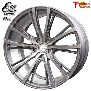 21インチ 10.0J 5H120 +35 トレジャーワン クリフクライムルイス W05 マットグレーポリッシュ アルミホイール単品 1本 4本以上送料無料