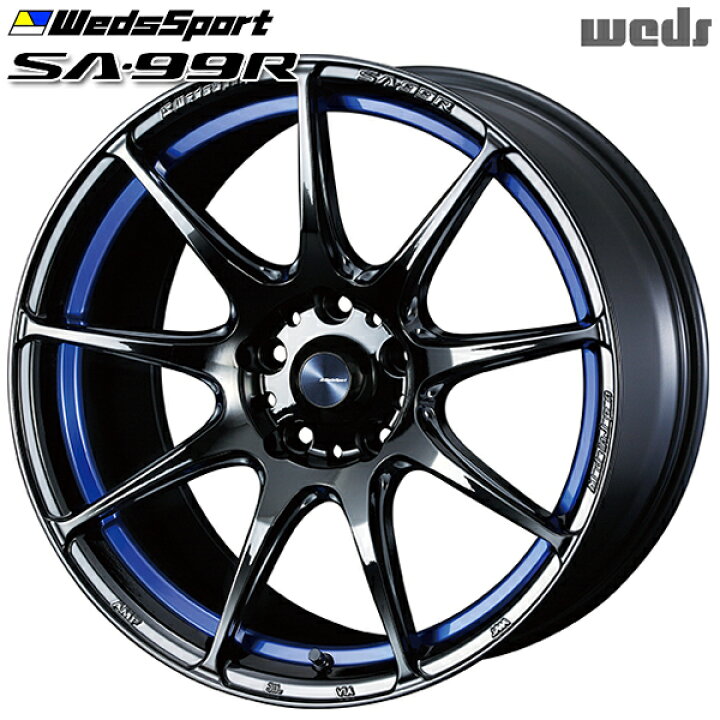楽天市場】17インチ 7.5J 5H114.3 +45 Weds ウェッズスポーツ SA99R 