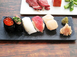 「盛れる器」 METEOR 23cm レクタングル プレート Kanesuzu カネスズ メテオ【 黒い食器 黒マット 長方形 フラット 角皿 美濃焼 中皿 陶磁器 石風 スレートボード 】石目 おしゃれ かわいい