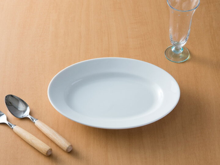 楽天市場】洋食器 オーバル リム 大皿 エクシブ 25.8cm プラター 白い 