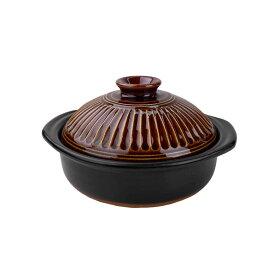 土鍋 おしゃれ 8号 2人〜4人用 軽量 軽い オシャレ 菊花 銀峯 日本製 萬古焼 煮込み 送料無料 1900ml ルリ 瑠璃 飴 アメ 白粉引 IH不可 電子レンジ 対応 万古焼 お家ごはん しのぎ オーブン可 空焚き不可