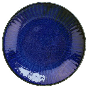 【選べる2色】 大皿 22.2cm 7寸皿 ネプチューン&ウラヌス 日本製 国産 美濃焼 陶器 和食器 お皿 ディナープレート パスタ皿 サラダ皿 主菜皿 盛り皿 ワンプレート ブルー グレー 北欧 カフェ風