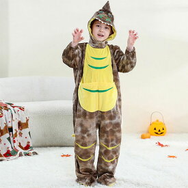 【送料無料】仮装 コスプレ コスチューム キッズ 子供 衣装 アニマル 動物 可愛い フランネル ふわふわ 保温性 暖かい 着脱簡単 女の子 男の子 コスチューム 肌触り良い 男女兼用 ユニセックス イベント パーティー ハロウィン クリスマス 写真映え お出かけ 100-140cm