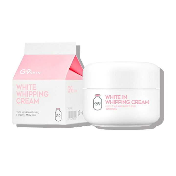 楽天市場 G9スキン ホワイトインホイップミルククリーム 牛乳クリーム 50g ウユクリーム 肌トーンアップ 透明感 乾燥肌 ミルク肌 ミルククリーム 保湿クリーム 韓国コスメ 韓サイ 楽天市場店