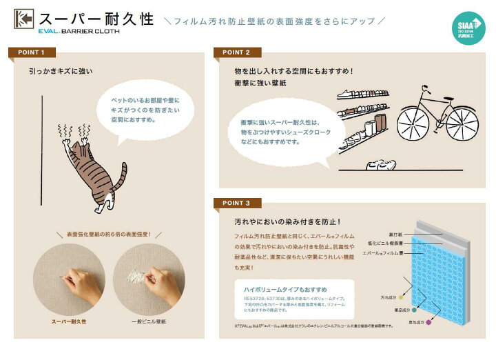 楽天市場】サンゲツ のりなし壁紙 ロングセラー 準不燃 防カビ 抗菌 