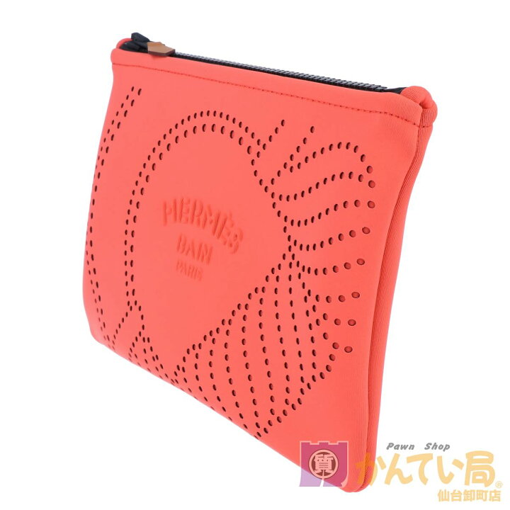 未使用 展示品 エルメス HERMES ネオバン PM フラット ポーチ  