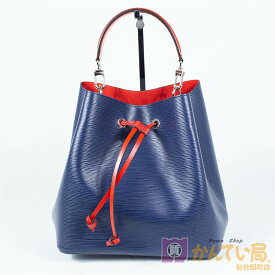 【Louis Vuitton】 ルイ・ヴィトン エピ ネオノエ M54367 ショルダーバッグ ハンドバッグ 巾着 ネイビー レッド レディース【中古】USED-A 【9304】 質屋かんてい局仙台卸町店