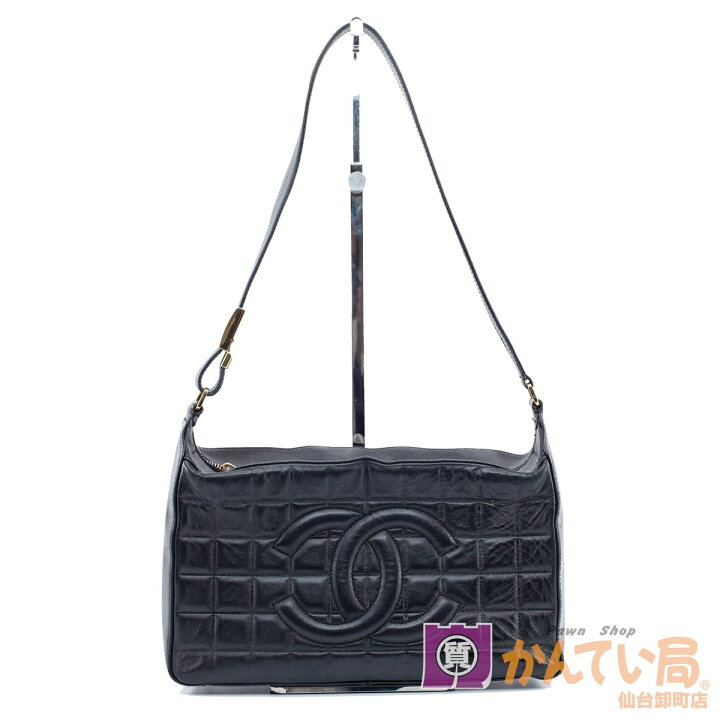 楽天市場】【CHANEL】シャネル チョコバーライン ワンショルダーバッグ 