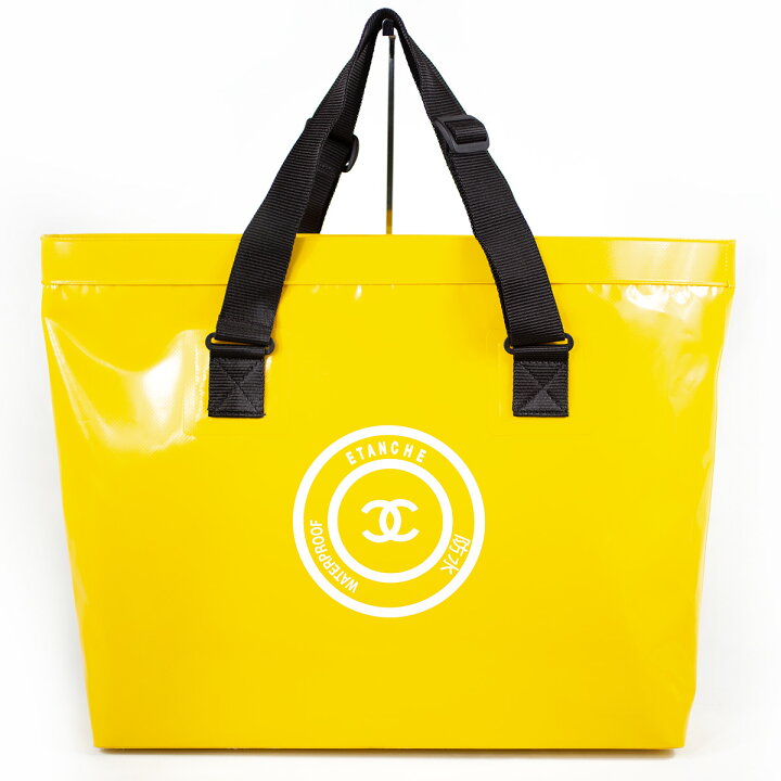 楽天市場】【CHANEL】シャネル ETANCHE ビニール トートバッグ 防水 