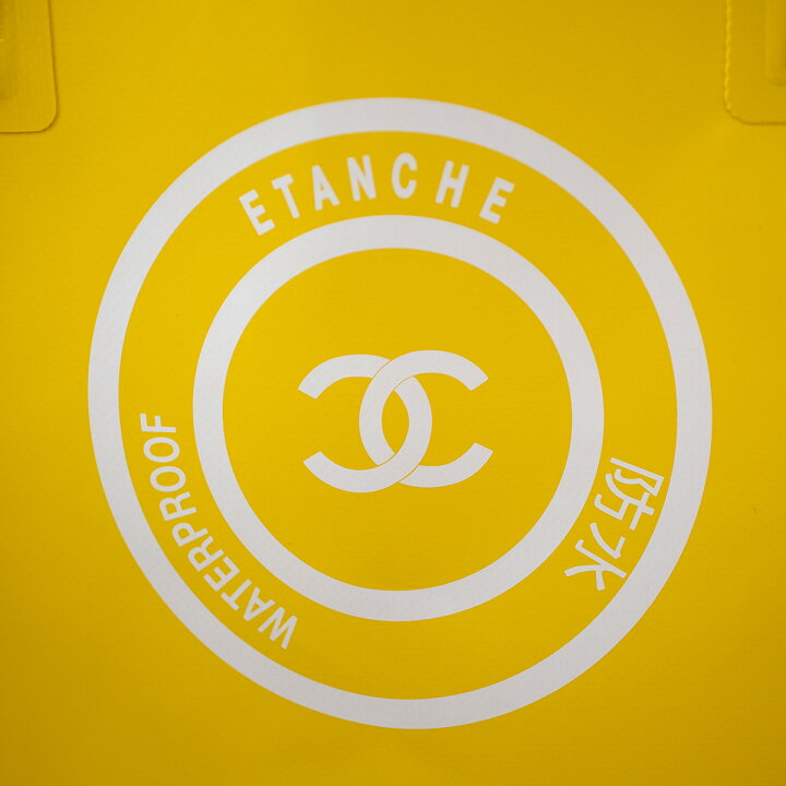 楽天市場】【CHANEL】シャネル ETANCHE ビニール トートバッグ 防水 