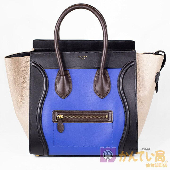 楽天市場】【CELINE】セリーヌ ラゲージ ミニ ショッパー マルチカラー  