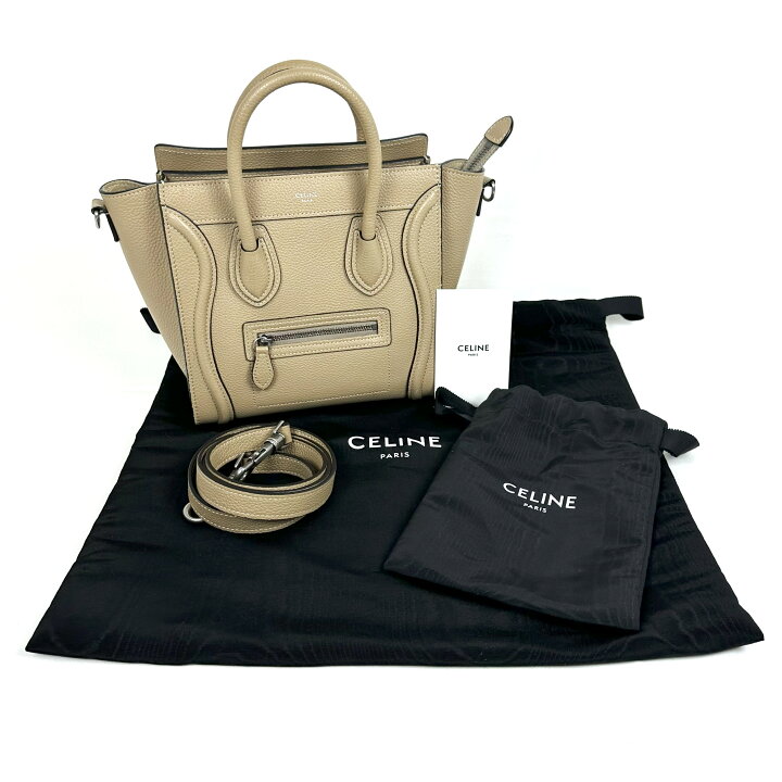 楽天市場】【CELINE】セリーヌ ラゲージバッグ ナノショッパー 