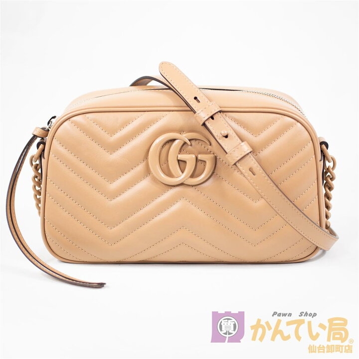 楽天市場】【GUCCI 】グッチ GGマーモント キルティング ショルダー  