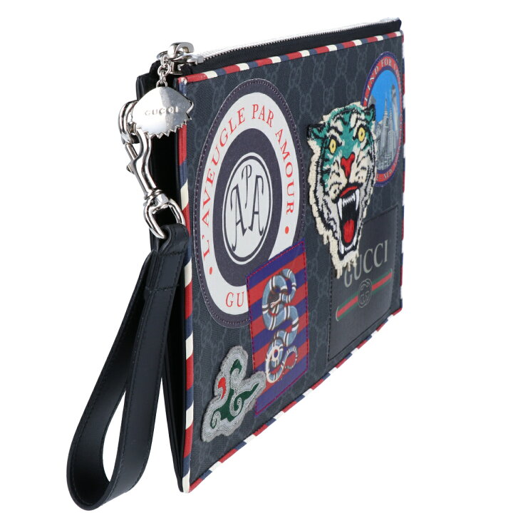 楽天市場】【GUCCI 】グッチ ナイトクーリエ GGスプリーム クラッチ 