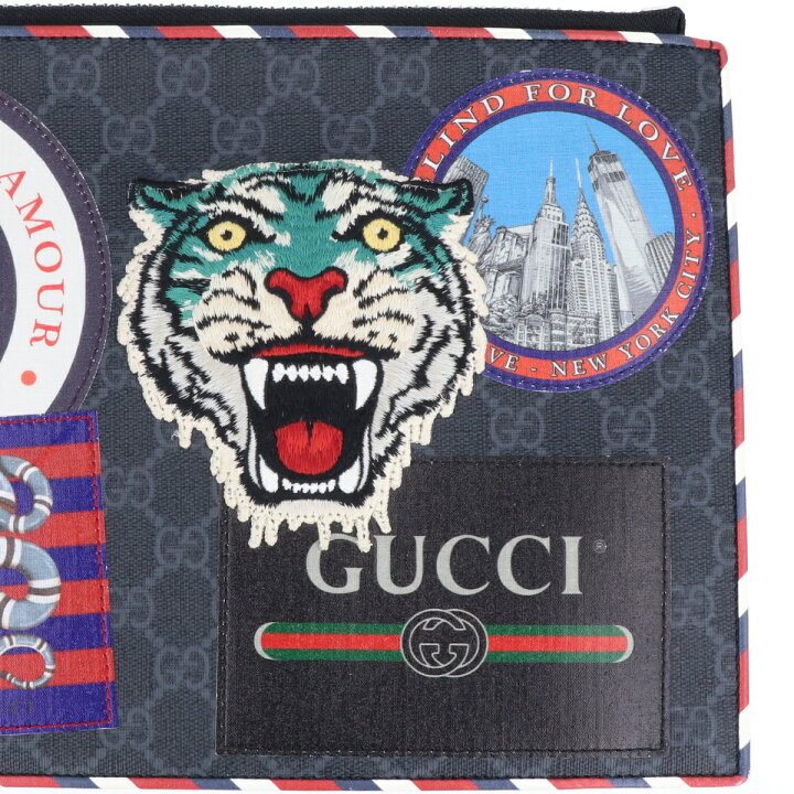 楽天市場】【GUCCI 】グッチ ナイトクーリエ GGスプリーム クラッチ 