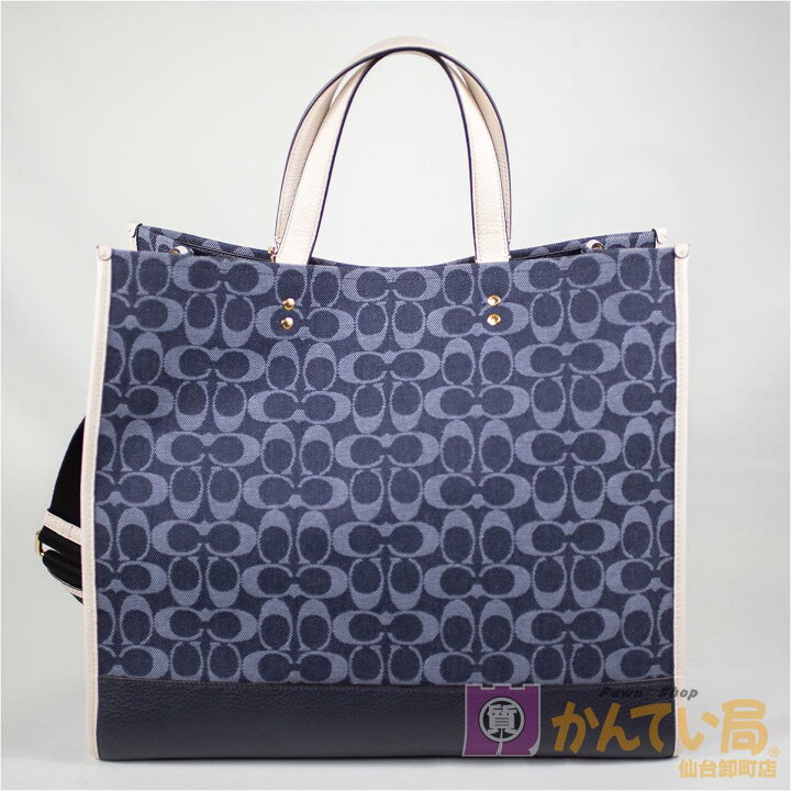 楽天市場】【COACH】 コーチ デンプシートート 40 C2827 デニム 