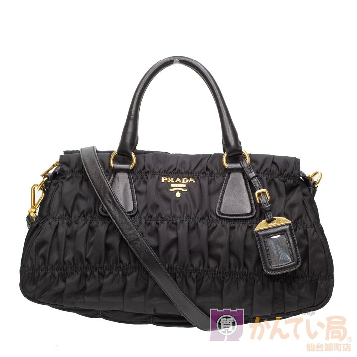 楽天市場】【PRADA】プラダ 2WAYギャザーナイロンバッグ B1407M 