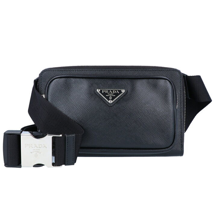 楽天市場】【PRADA】プラダ サフィアーノレザー ベルトバッグ 2VH156 