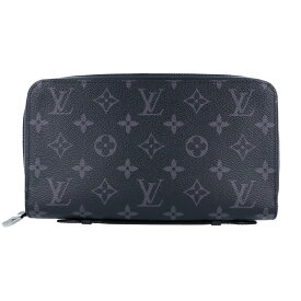 【Louis Vuitton】ルイヴィトン ジッピーXL M61698 ラウンドファスナー 黒 ブラック系 グレー系 モノグラム エクリプス 長財布 財布 メンズ 【中古】USED-AB 【9304】 質屋かんてい局仙台卸町店