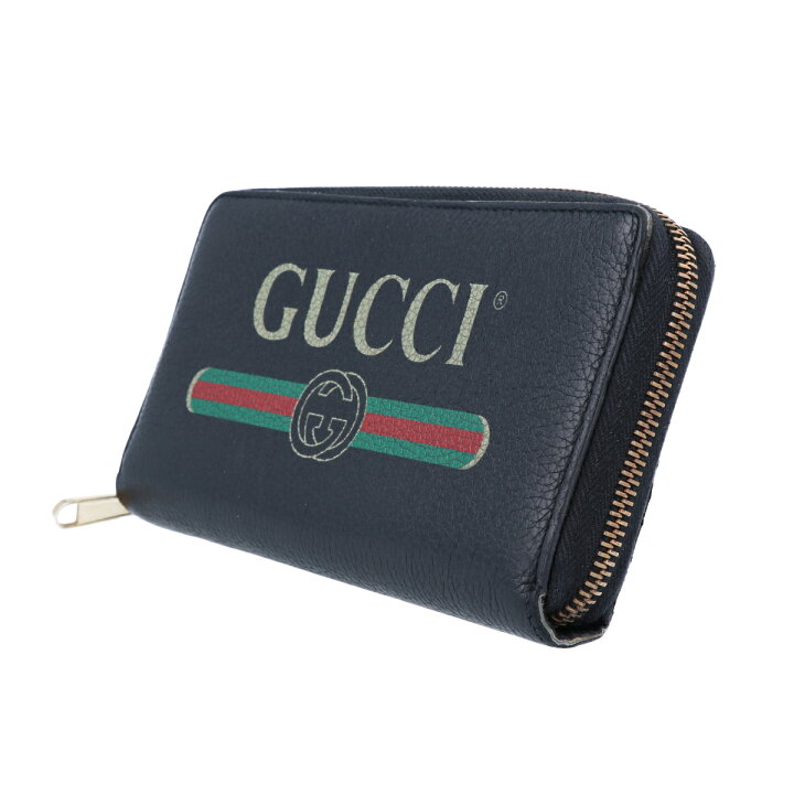楽天市場】【GUCCI】グッチ プリント ラウンドファスナー 長財布 