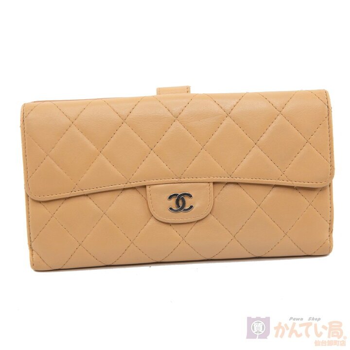 楽天市場】【CHANEL】シャネル マトラッセ フラップウォレット 